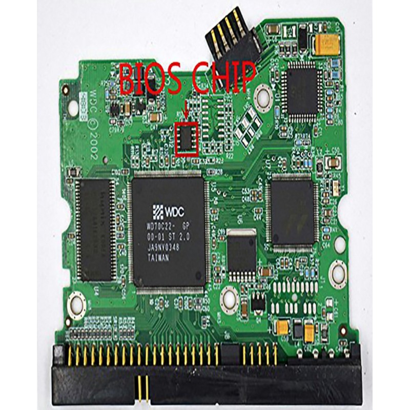 Western Digital WD600JB 60 GB HDD Kontrol Kartı (PCB: