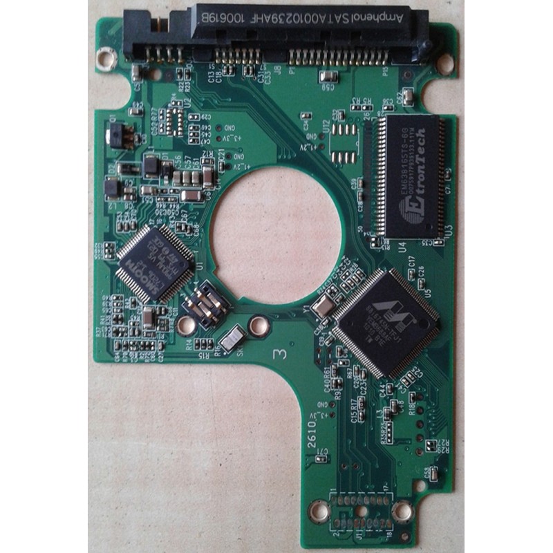 Western Digital WD600BEVS 60 GB HDD Kontrol Kartı (PCB: