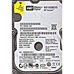 Western Digital WD1000BEVS 100 GB HDD Kontrol Kartı (PCB: