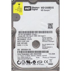 Western Digital WD1200BEVS 120 GB HDD Kontrol Kartı (PCB: