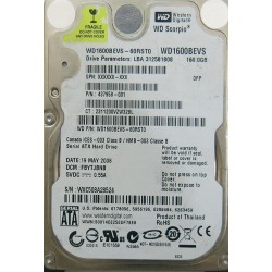 Western Digital WD1600BEVS 160 GB HDD Kontrol Kartı (PCB: