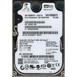 Western Digital WD1200BEVT 120 GB HDD Kontrol Kartı (PCB: