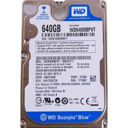 Western Digital WD6400BPVT 640 GB HDD Kontrol Kartı (PCB: