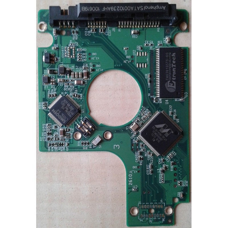 Western Digital WD2500BEKT 250 GB HDD Kontrol Kartı (PCB: