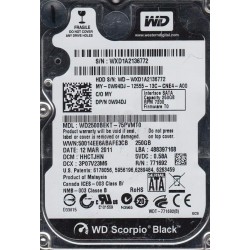 Western Digital WD2500BEKT 250 GB HDD Kontrol Kartı (PCB:
