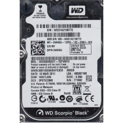 Western Digital WD2500BEKT 250 GB HDD Kontrol Kartı (PCB:
