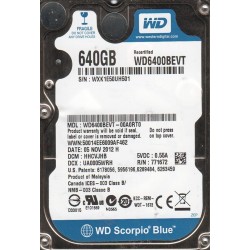 Western Digital WD6400BEVT 640 GB HDD Kontrol Kartı (PCB: