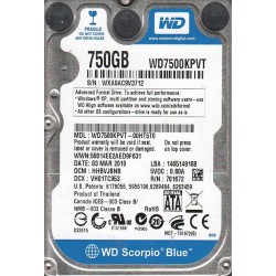 Western Digital WD7500KPVT 750 GB HDD Kontrol Kartı (PCB: