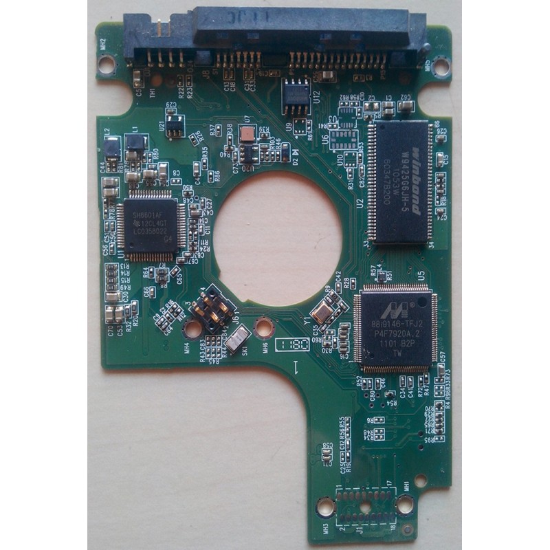Western Digital WD5000BUCT 500 GB HDD Kontrol Kartı (PCB: