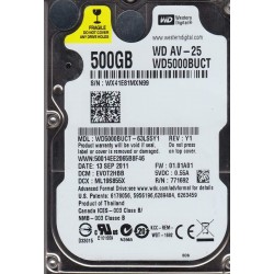 Western Digital WD5000BUCT 500 GB HDD Kontrol Kartı (PCB: