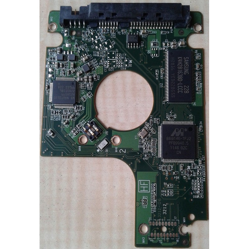 Western Digital WD10JPVT 1 TB HDD Kontrol Kartı (PCB: