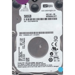 Western Digital WD5000LUCT 500 GB HDD Kontrol Kartı (PCB: