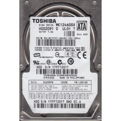 Toshiba MK1246GSX 120 GB HDD Kontrol Kartı (PCB: G002217A)