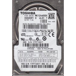 Toshiba MK1246GSX 120 GB HDD Kontrol Kartı (PCB: G002217A)
