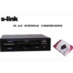 S-Link SL-25A Kasa içi 3.5" Harici Kart Okuyucu