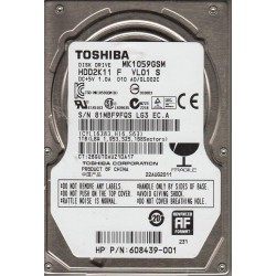 Toshiba MK1059GSM 1 TB HDD Kontrol Kartı (PCB: G002641A)