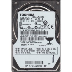 Toshiba MK6476GSX 640 GB HDD Kontrol Kartı (PCB: G002825A)