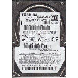 Toshiba MK8034GSX 80 GB HDD Kontrol Kartı (PCB: G5B0015A)