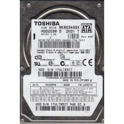Toshiba MK8034GSX 80 GB HDD Kontrol Kartı (PCB: G5B0015A)