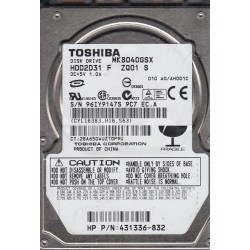 Toshiba MK8040GSX 80 GB HDD Kontrol Kartı (PCB: G5B0015A)