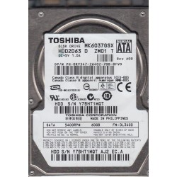 Toshiba MK6037GSX 60 GB HDD Kontrol Kartı (PCB: G5B001851A)