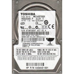 Toshiba MK1637GSX 160 GB HDD Kontrol Kartı (PCB: G5B001851A)