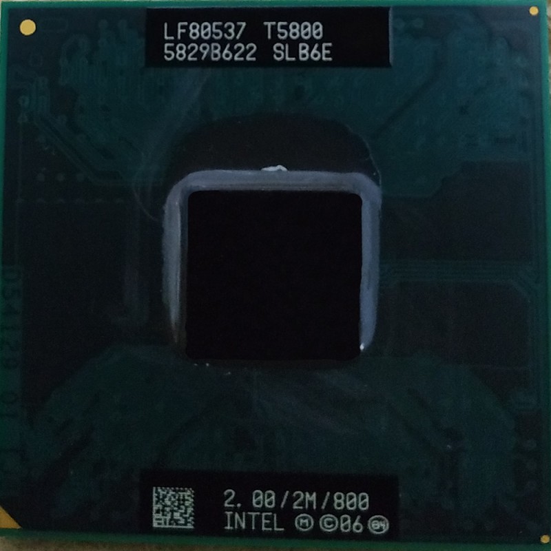 intel Pentium® Core™ 2 Duo - T5800 (SLB6E) PGA-478 Soket işlemci