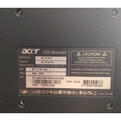 Acer AL1716 F LCD 17" Monitör Power Butonu