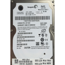 Seagate ST980811AS 80 GB SATA 2.5" Harddisk (Arızalı - Donör)