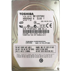 Toshiba MK1237GSX 120 GB SATA 2.5" Harddisk (Arızalı - Donör)