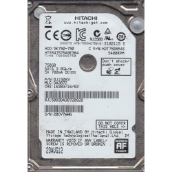Hitachi HTS547575A9E384 750 GB SATA 2.5" Harddisk (Arızalı -