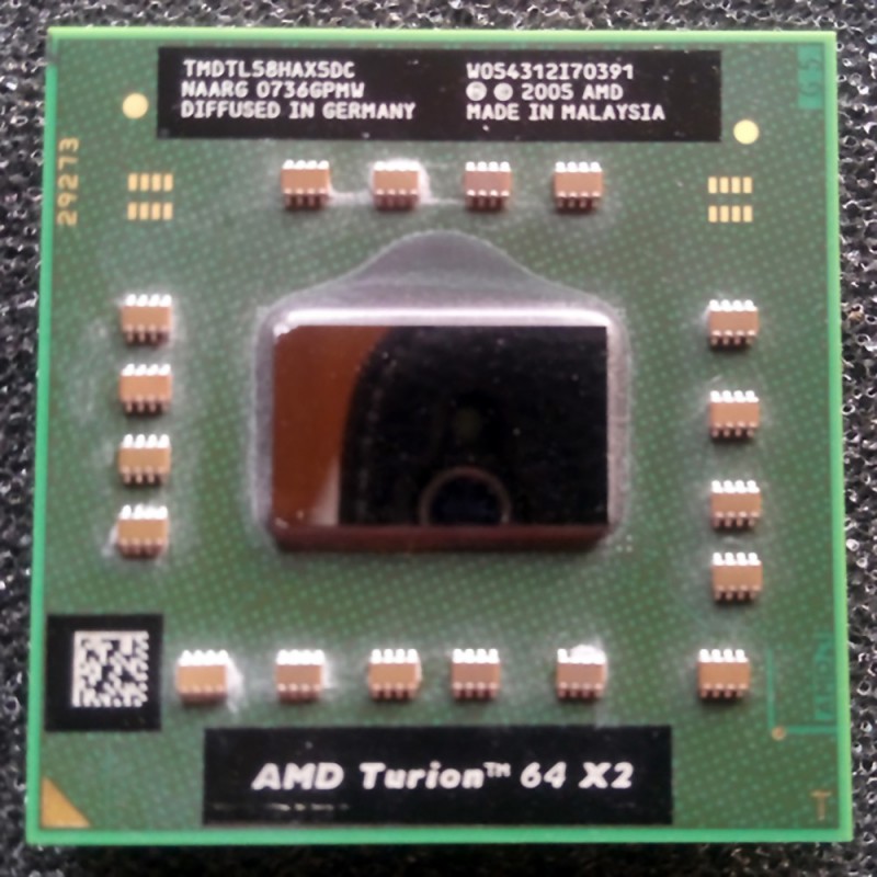 Amd Turion™ 64 X2 Dual Core - TL-58 S1-638 Soket işlemci