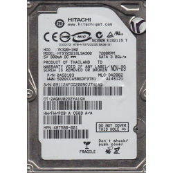 Hitachi HTS723216L9A360 160 GB SATA 2.5" Harddisk (Arızalı -