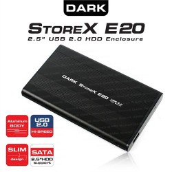 StoreX E20 USB 2.0 Seyyar 2,5" SATA Harddisk Kutusu